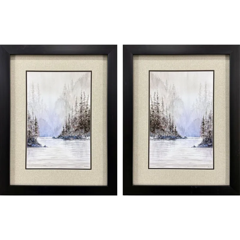 Mountain River S/2 Framed Art