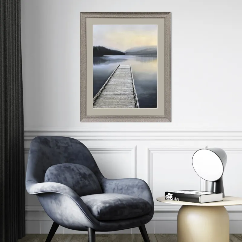 Reflective Aurora Framed Art