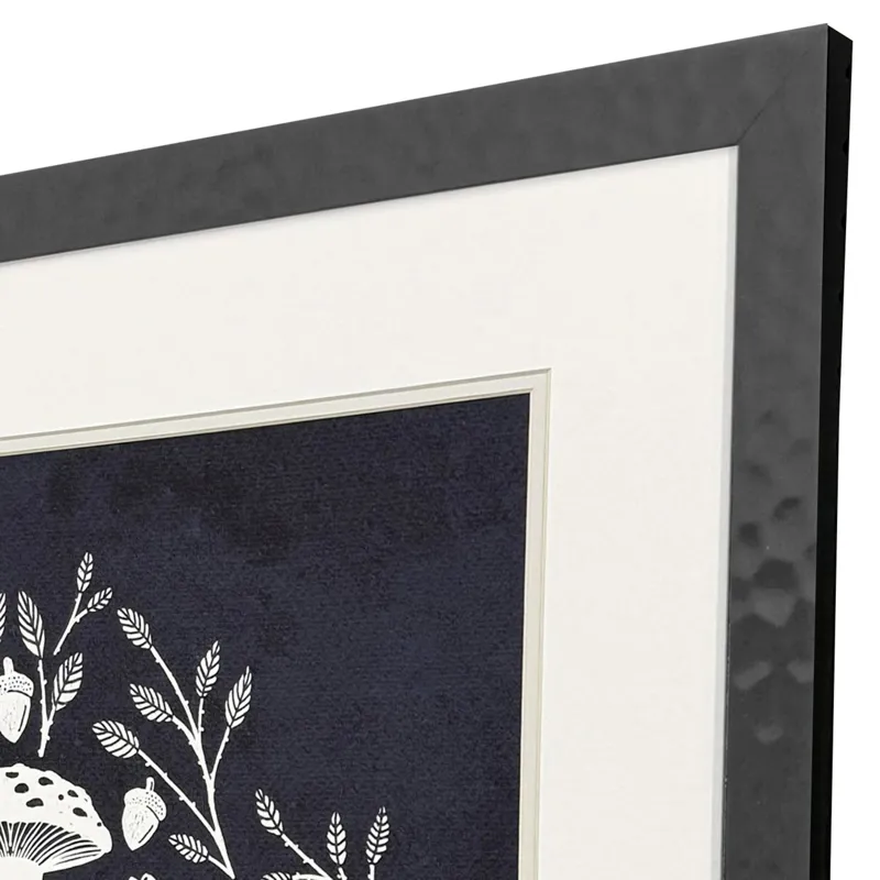 Rabbits and Mushrooms II Framed Art