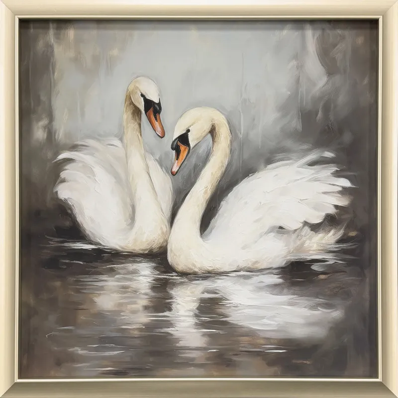 Ballet of the Swans I Framed Art