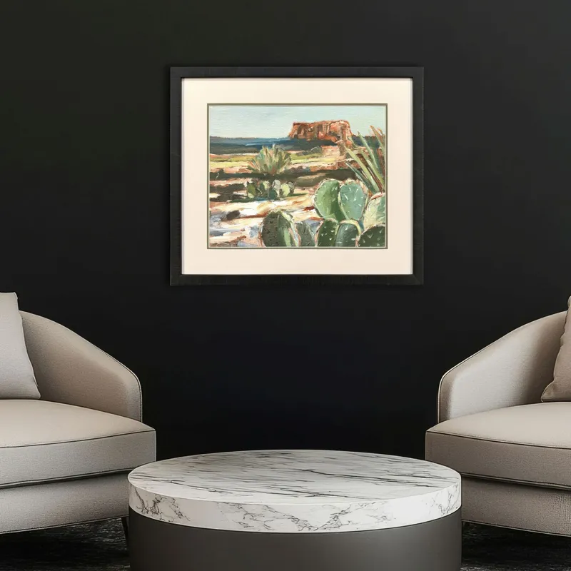 Pop Desert II Framed Art