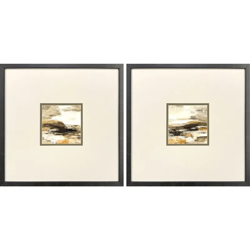 Cinnamon Shore S/2 Framed Art