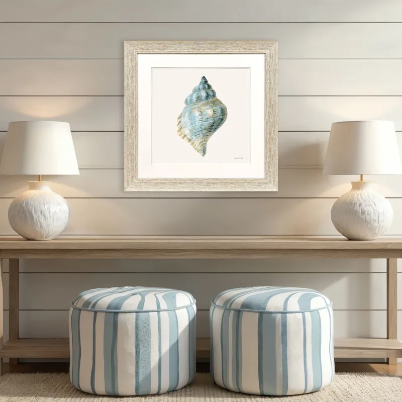 Coastal Bliss IV Framed Art
