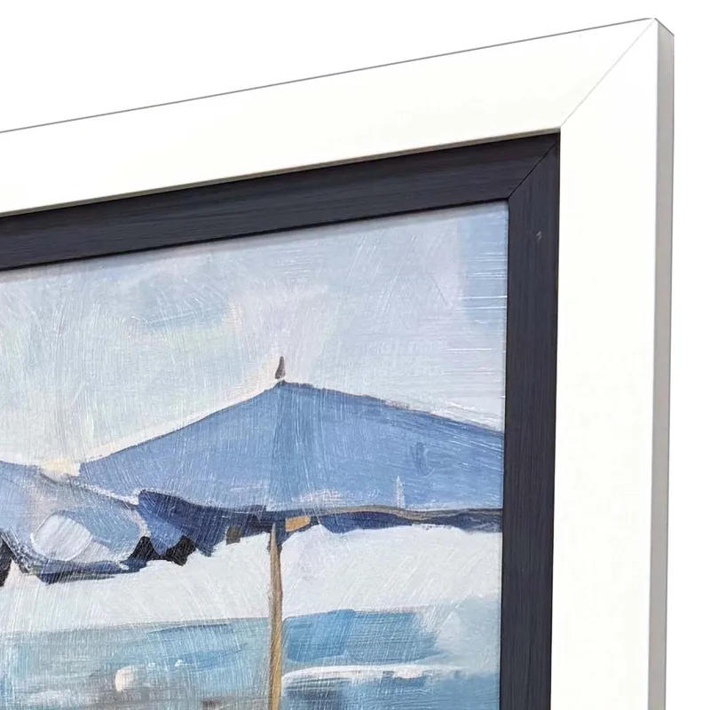 Beach Chairs Non-Glass Framed Art