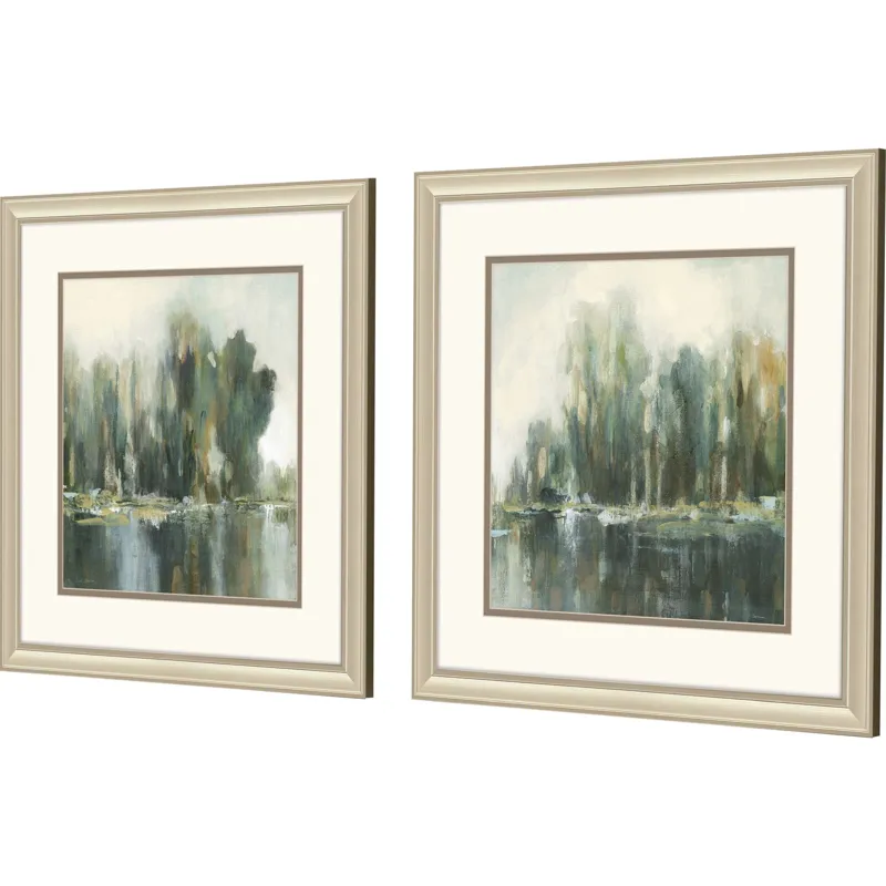 Textured Treeline S/2 Framed Art
