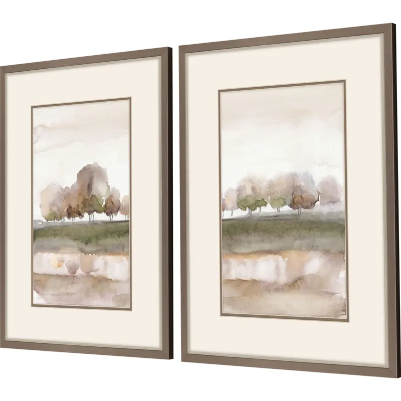 Soft Welcome Spring S/2 Framed Art