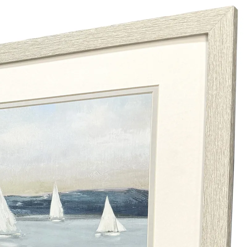 Sailing Scene S/2 Framed Art