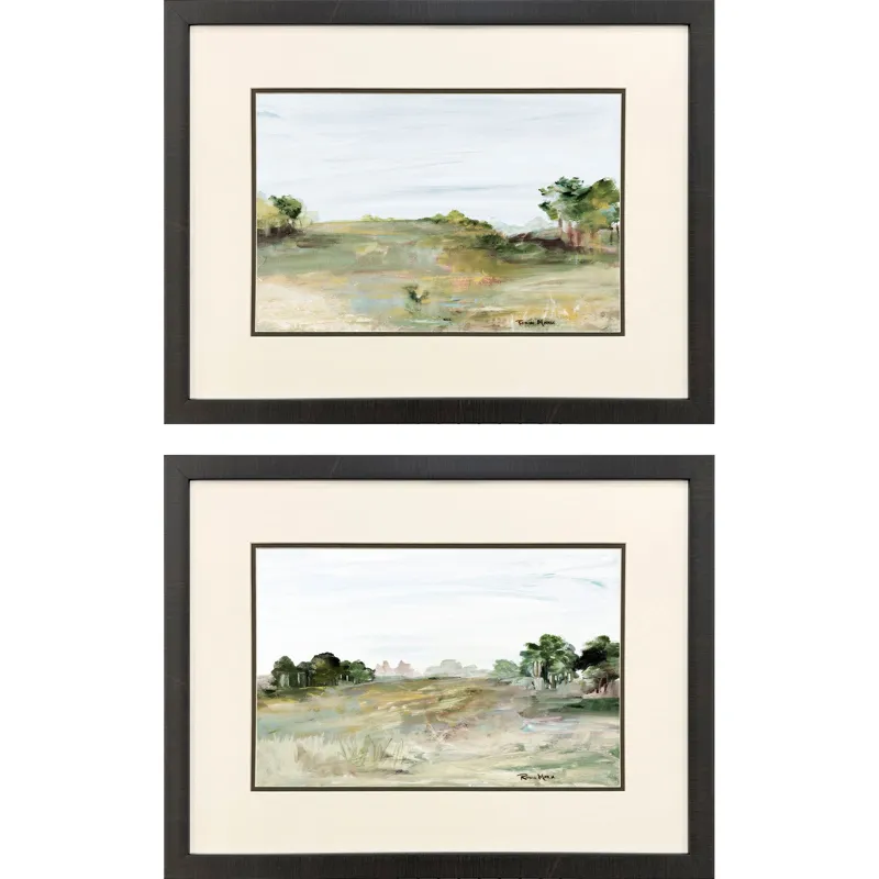Relaxing View S/2 Framed Art
