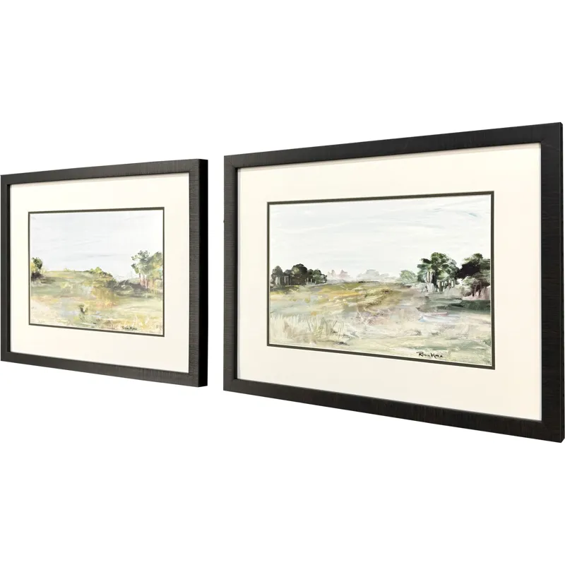 Relaxing View S/2 Framed Art