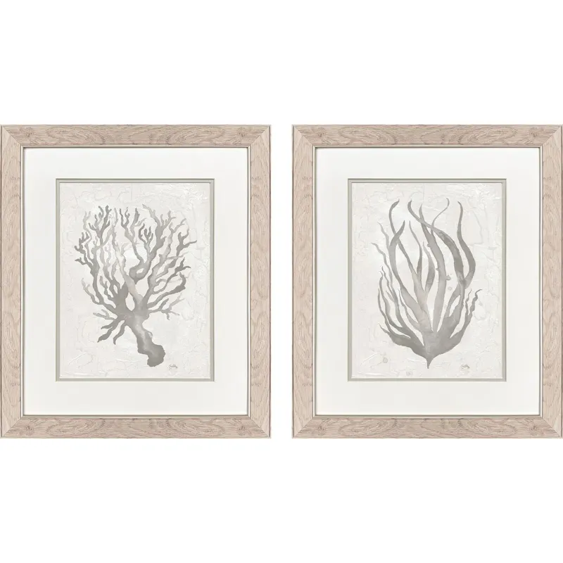 Neutral Seagrass S/2 Framed Art