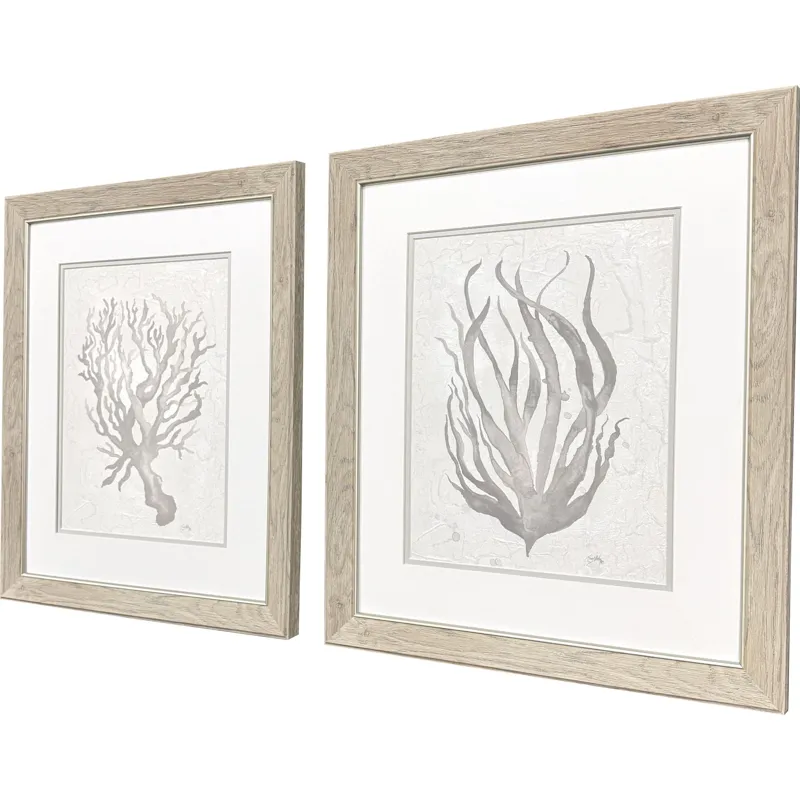 Neutral Seagrass S/2 Framed Art