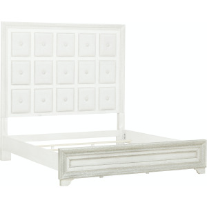 Camila Creamy White Panel Footboard/Slats