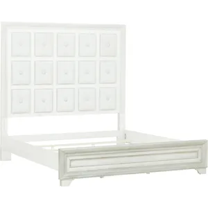 Camila Creamy White Panel Footboard/Slats