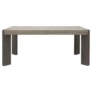 Anderson Park Moose Trail And Frontier Brown Leg Dining Table