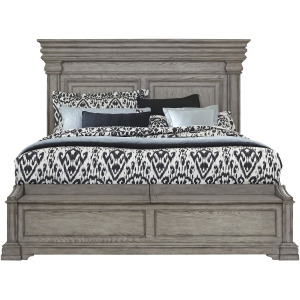 Madison Ridge Heritage Taupe Queen Panel Bed