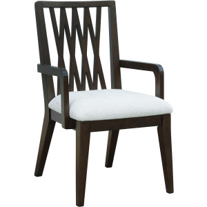 Asher Park Wood Back Arm Chair