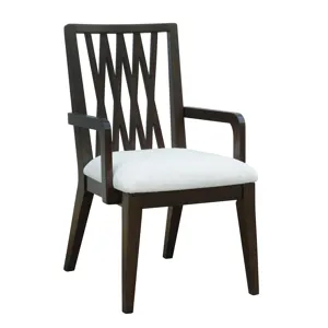 Asher Park Wood Back Arm Chair