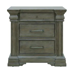 Madison Ridge Brown 3 Drawer Nightstand