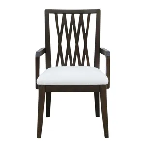 Asher Park Wood Back Arm Chair