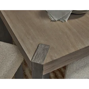 Anderson Park Moose Trail And Frontier Brown Leg Dining Table