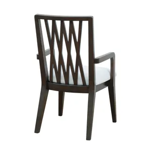 Asher Park Wood Back Arm Chair