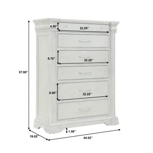 Madison Ridge Brown 6 Drawer Chest