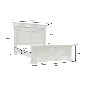 Madison Ridge Brown California King Panel Bed