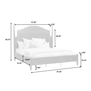 Asher Park King Poster Bed