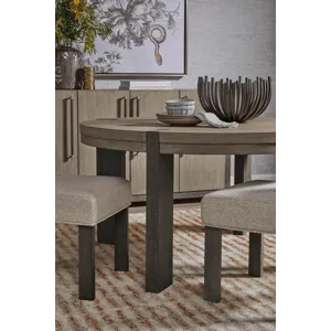 Anderson Park Moose Trail And Frontier Brown Round Dining Table