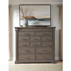 Madison Ridge Brown 14 Drawer Master Chest
