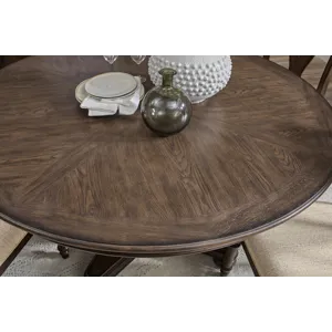 Saddle Creek Timber Brown Round Dining Table