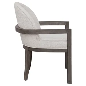 Anderson Park Moose Trail And Frontier Brown Upholstered Host Chair