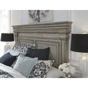 Madison Ridge Heritage Taupe Queen Panel Bed