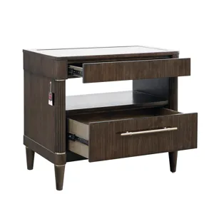 Asher Park Glass Top Bachelor\'s Chest