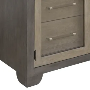 Anderson Park Moose Trail And Frontier Brown China Cabinet
