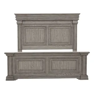Madison Ridge Heritage Taupe Queen Panel Bed