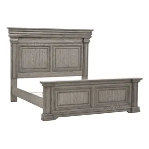 Madison Ridge Heritage Taupe Queen Panel Bed
