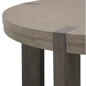 Anderson Park Moose Trail And Frontier Brown Round Dining Table