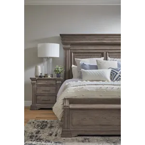 Madison Ridge Brown California King Panel Bed