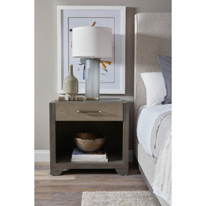 Anderson Park Moose Trail And Frontier Brown Open Nightstand