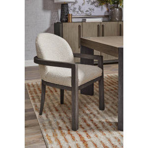 Anderson Park Moose Trail And Frontier Brown Upholstered Host Chair