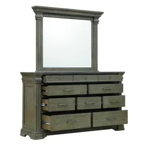 Madison Ridge Brown Dresser Mirror