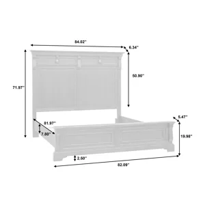 Hickory Creek King Panel Bed