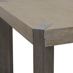 Anderson Park Moose Trail And Frontier Brown Leg Dining Table