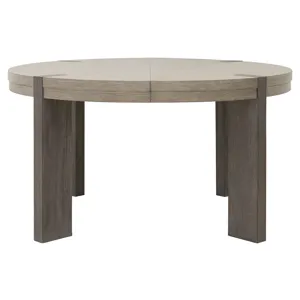 Anderson Park Moose Trail And Frontier Brown Round Dining Table