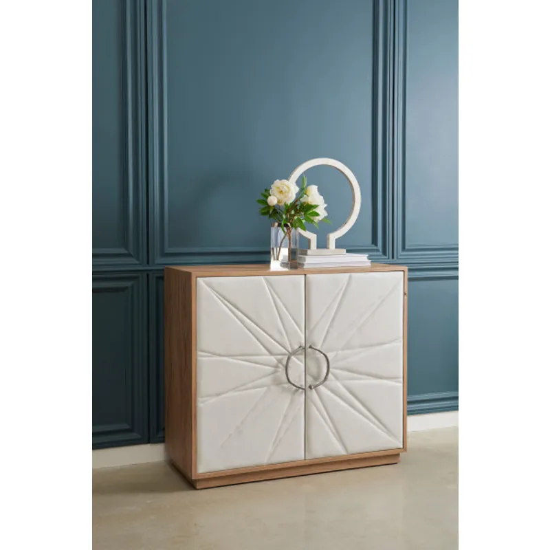 Two Door Leather Chest