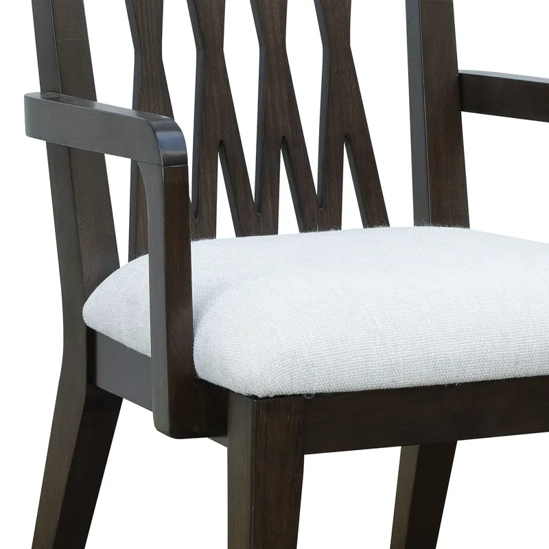 Asher Park Wood Back Arm Chair