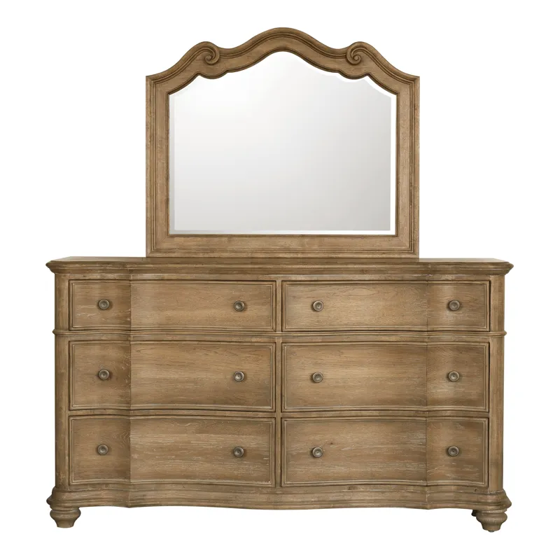 Weston Hills Flax Seed Dresser With Mirror