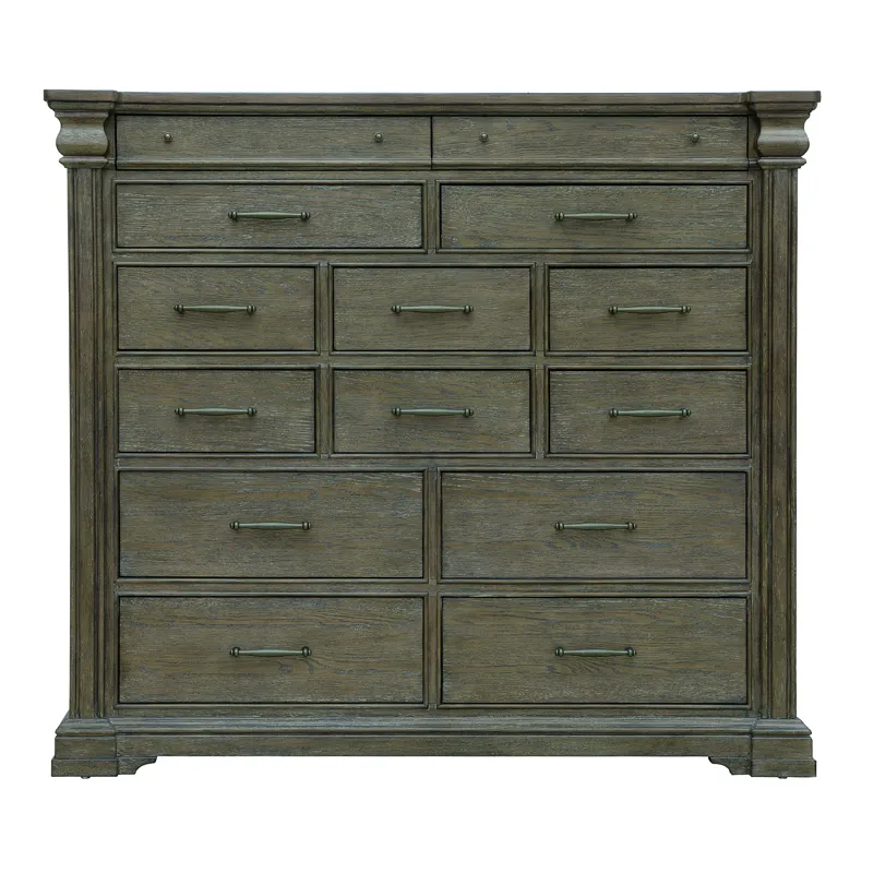 Madison Ridge Brown 14 Drawer Master Chest