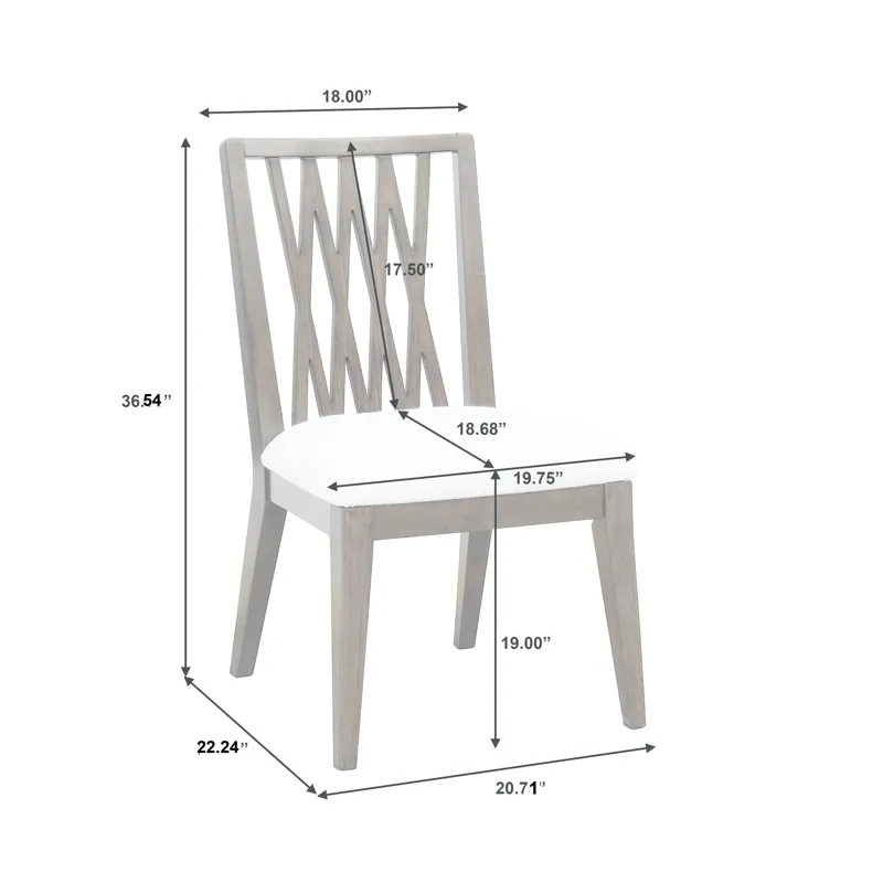 Asher Park Wood Back Side Chair